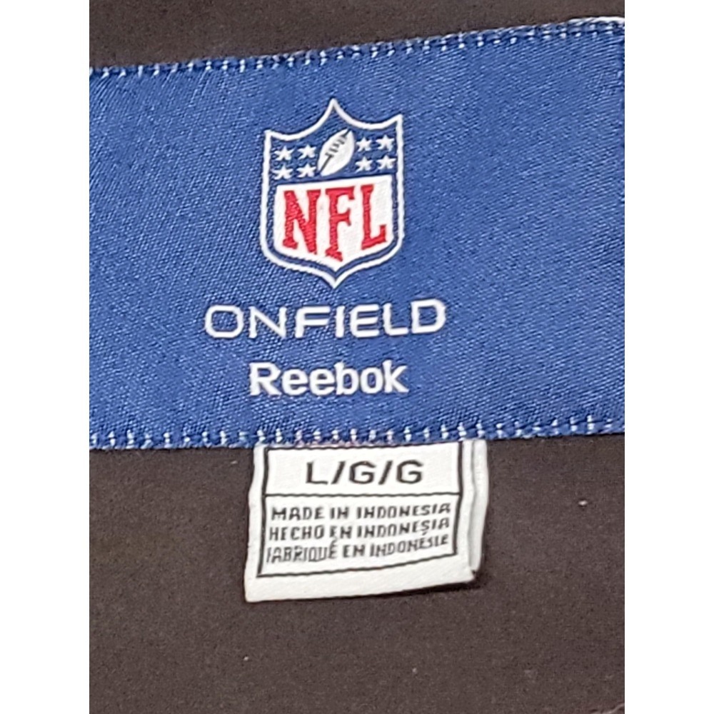 Cleveland Browns Jacket Mens Large Brown NFL Football Reebok On Field Softshell - Picture 5 of 16